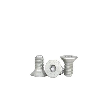 3/8-16 Socket Head Cap Screw, Zinc Plated Alloy Steel, 2 In Length, 100 PK